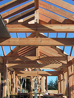 Mittendorf Quality Construction, framing a house
